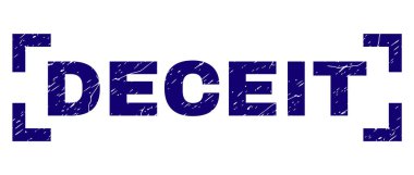 Grunge aldatma damga mühür köşeleri içinde dokulu