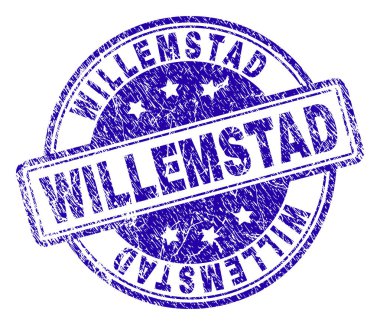 Grunge Willemstad damga mühür dokulu