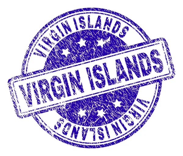 无花纹的维京群岛邮票印章 — 图库矢量图片