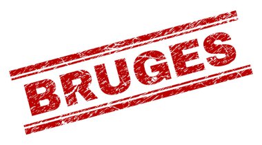 Dokulu Bruges damga mühür çizik