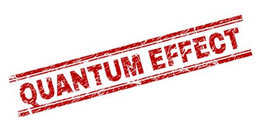 Dokulu kuantum etkisi damga mühür çizik