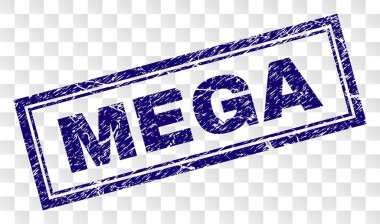 Grunge Mega dikdörtgen damgası