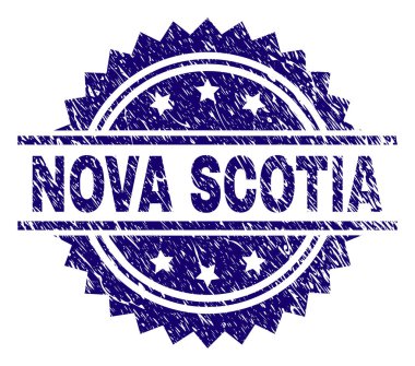 Dokulu Nova Scotia damga mühür çizik