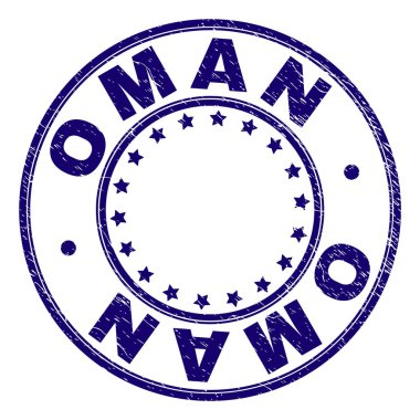 Grunge Umman damga mühür yuvarlak dokulu