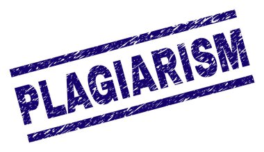 Grunge intihal damga mühür dokulu