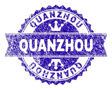 Kurdele ile dokulu Quanzhou damga mühür çizik