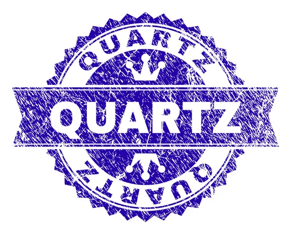 Dokulu kuvars damga mühür kurdele ile çizik