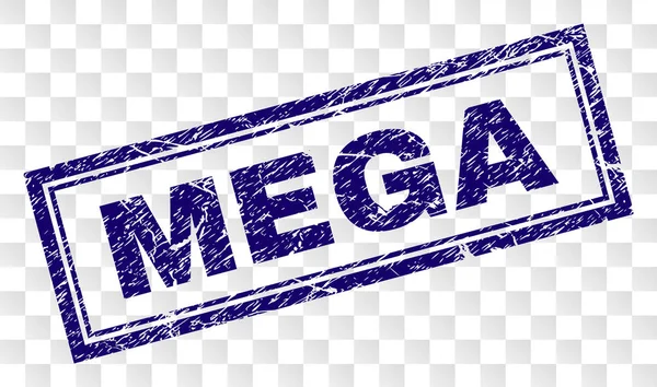 Grunge Mega dikdörtgen damgası