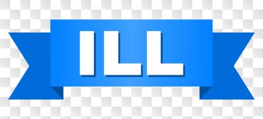 Mavi kurdele ile hasta başlık