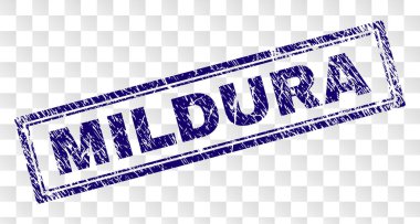 Çizik Mildura dikdörtgen damgası