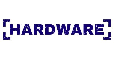 Dokulu donanım damga mühür köşeler arasında çizik