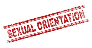 Grunge cinsel yönelim damga mühür dokulu