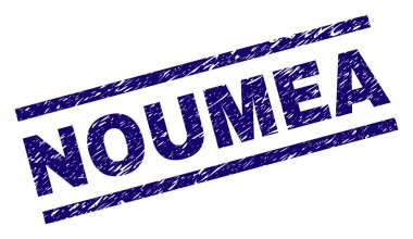 Grunge Noumea damga mühür dokulu