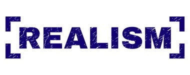 Grunge gerçekçilik damga mühür köşeler arasında dokulu