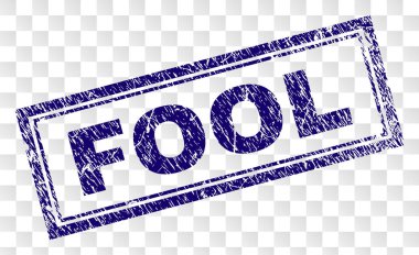 Grunge aptal dikdörtgen damgası