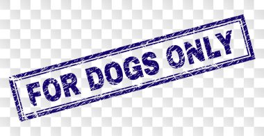 Köpekler sadece dikdörtgen kaşe çizik