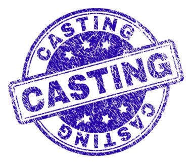 Dokulu döküm damga mühür çizik