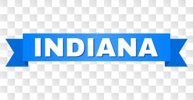 Indiana metin ile mavi şerit