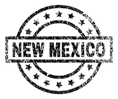 Grunge New Mexico damga mühür dokulu