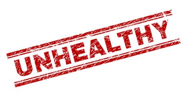 Dokulu sağlıksız damga mühür çizik