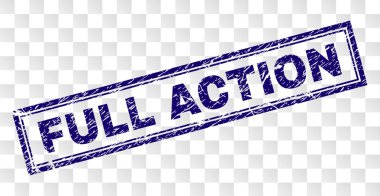 Grunge tam eyleme dikdörtgen damgası