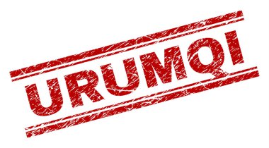 Dokulu Urumçi damga mühür çizik