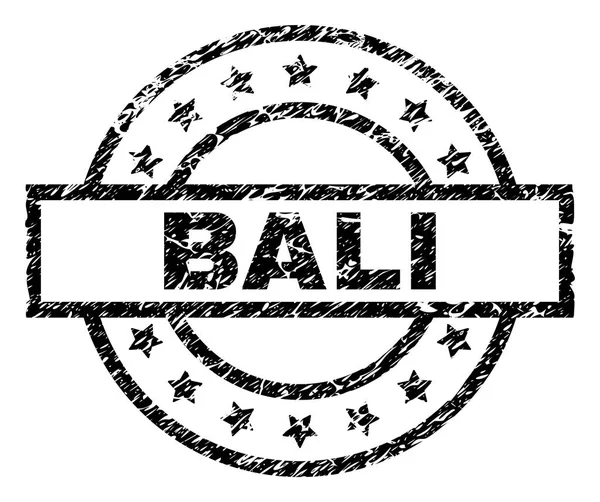 Sello de sello BALI texturizado Grunge — Vector de stock