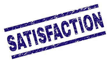 Grunge memnuniyeti damga mühür dokulu