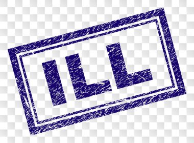 Grunge hasta dikdörtgen damgası