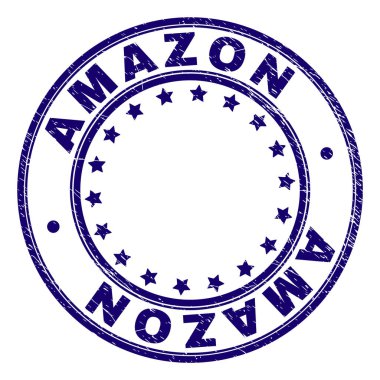 Damga mühür yuvarlak çizik dokulu Amazon