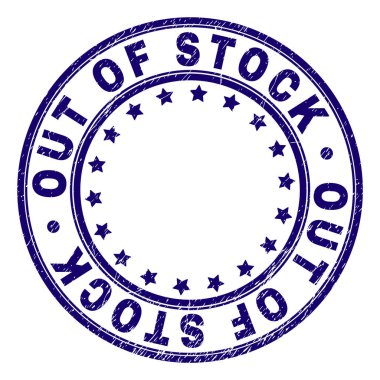 Grunge Out damga mühür yuvarlak stokunun dokulu