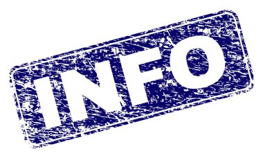 Yuvarlatılmış dikdörtgen damga çizilmiş bilgi çerçeveli