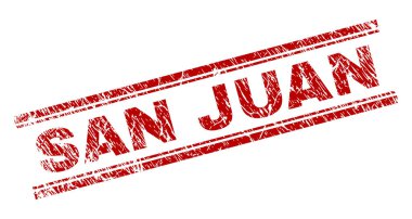 San Juan damga mühür grunge dokulu