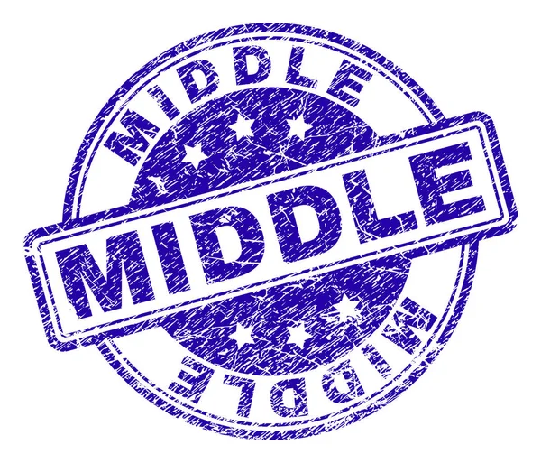 Dokulu orta damga mühür çizik