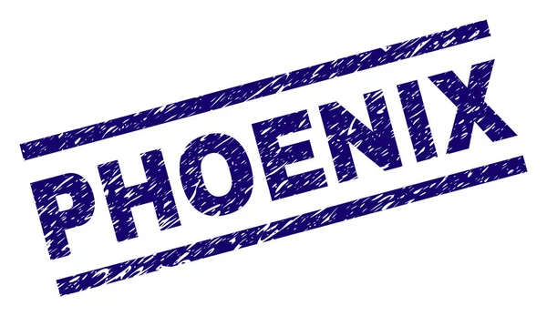 Grunge Phoenix damga mühür dokulu