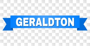 Mavi şerit Geraldton açıklamalı alt yazılı