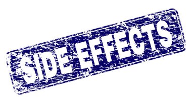 Yuvarlatılmış dikdörtgen damga çizilmiş yan etkileri çerçeveli