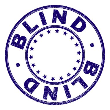 Grunge kör yuvarlak damga mühür dokulu