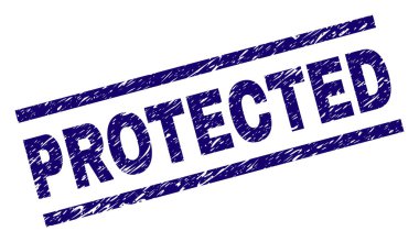 Dokulu grunge damga mühür korumalı