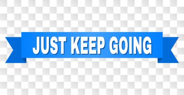 Mavi kurdele ile başlık sadece devam