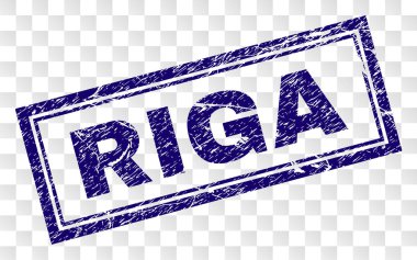 Çizik Riga dikdörtgen damgası