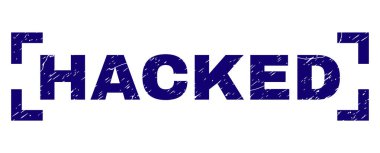 Dokulu kesmek damga mühür köşeleri içinde çizik