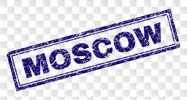 Çizik Moskova dikdörtgen damgası