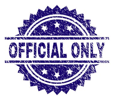 Dokulu resmi tek damga mühür çizik