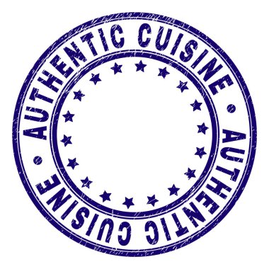 Damga mühür yuvarlak çizik dokulu otantik mutfak