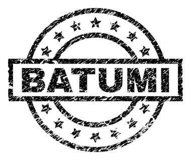 Grunge Batum damga mühür dokulu