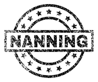 Grunge Nanning damga mühür dokulu