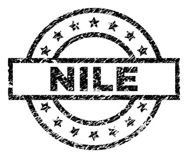 Dokulu Nil damga mühür çizik