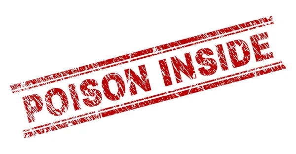 Grunge damga mühür içinde zehir dokulu