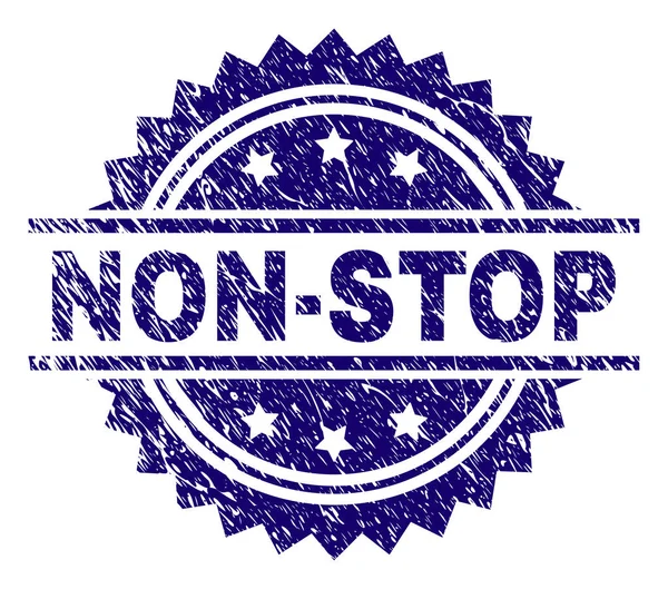 Sello de sello no STOP texturizado rayado — Vector de stock